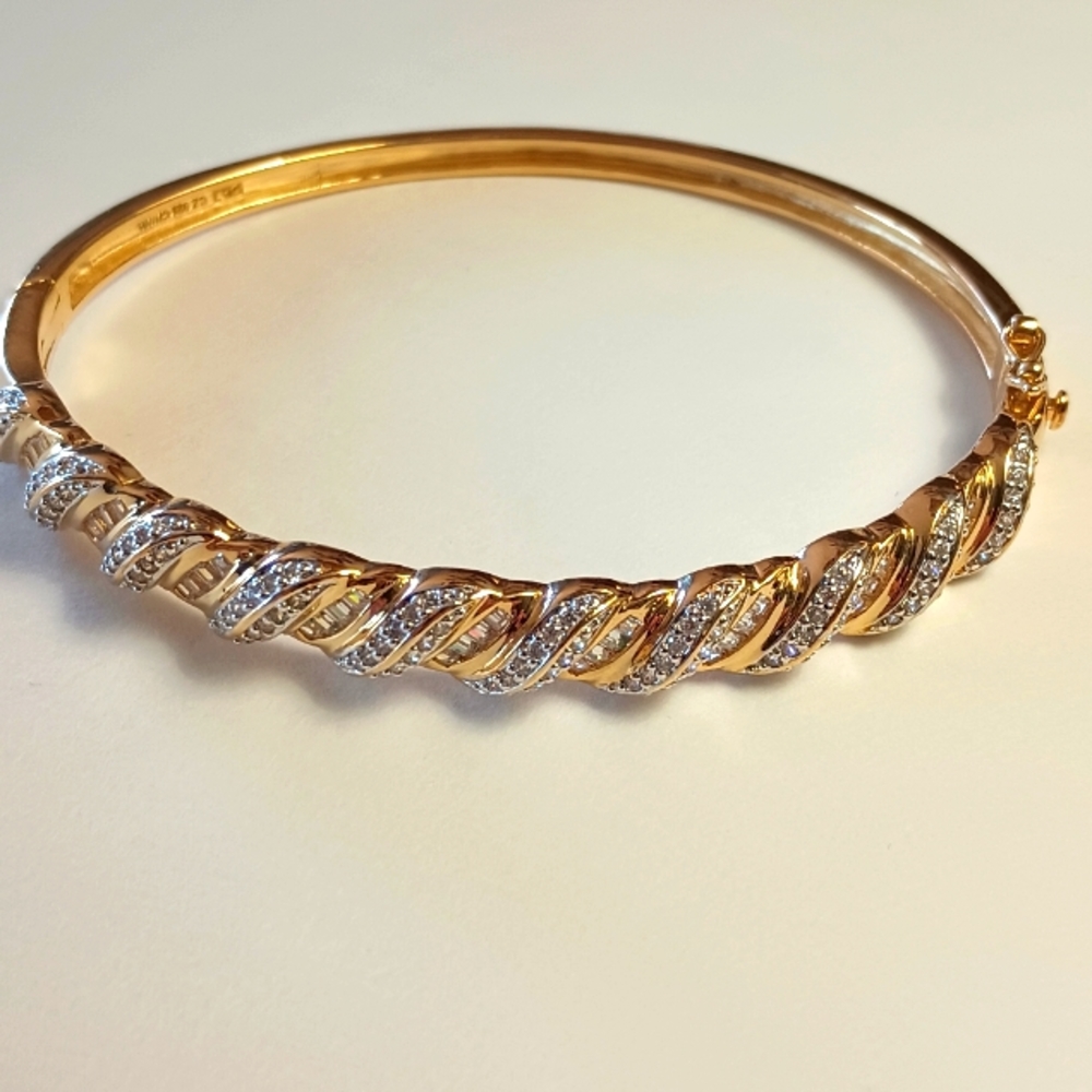 14K Gold Plated Sterling Silver Bracelet